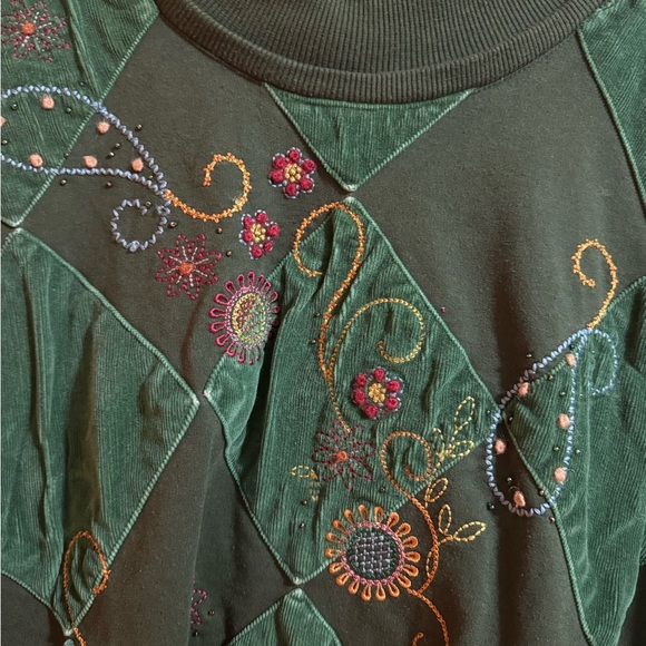 Women’s Alfred Dunner Vintage Holiday Sweater Size XL - Picture 2 of 6